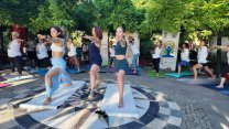 Bodrum'da 12. Uluslararası Yoga Günü etkinliği