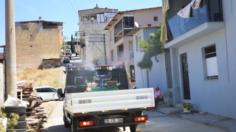 Karabağların 58 mahallesinde ilaçlama seferberliği devam ediyor