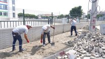 Burhaniye Belediyesi sahada çalışmalarını sürdürüyor