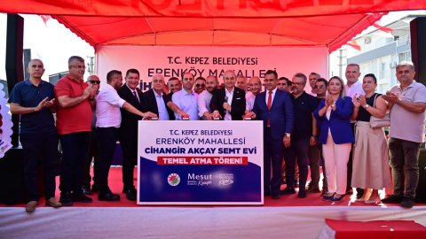 Kepez Belediyesi Cihangir Akçay Semt Evi’nin temelini törenle attı