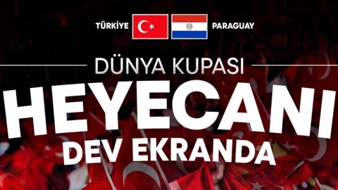 Çiğli Belediyesi'nden Türkiye - Paraguay maçı hazırlığı