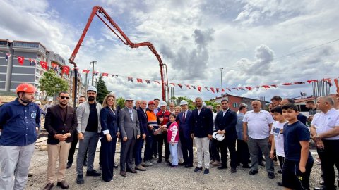 Derince Belediyesi Afet Mutfağı ve Lojistik Deposu’nun temelini attı