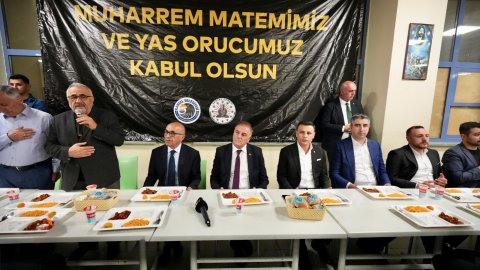 Nuri Arslan ve Gökhan Yüksel Muharrem orucunu Kartallılarla açtı