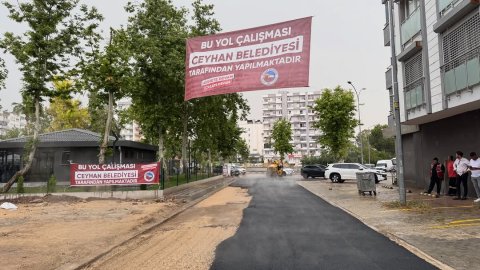 Ceyhan Belediyesi'nden merkez ve kırsal mahallelerde asfalt seferberliği