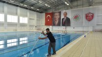 Kepez’in olimpik yüzme havuzunda hijyen ve sağlık önceliği