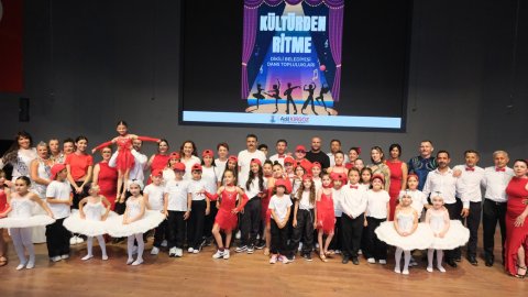 Dikili’de sanat rüzgarı: 7’den 70’e tüm kursiyerler yıl sonu coşkusunda buluştu
