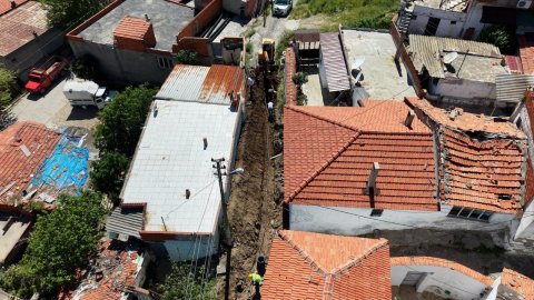 BASKİ kanalizasyon şebeke hatlarını yenilemeye devam ediyor