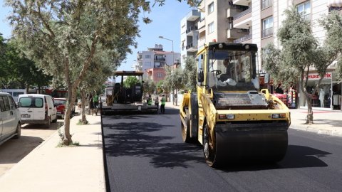 İzmir Büyükşehir Belediyesi'nden Ödemiş’te altyapıdan sonra üstyapı çalışması