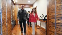 Cem Kotan, Antalya Büyükşehir Belediye Başkanvekili Büşra Özdemir’i makamında ağırladı
