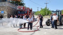 Bursa Büyükşehir Belediyesi'nden Harmancık'ta yangınla mücadele eğitimi