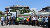 Antalya Büyükşehir Belediyesi'nden Gazipaşalı üreticilere naylon desteği