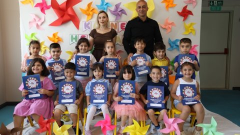 Derince Belediyesi'nde Senin Yuvan Kreş ve Gündüz Bakımevi’nde karne heyecanı