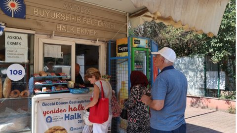 Antalya Büyükşehir Halk Ekmek 4 yılda 30 milyon ekmek üretti