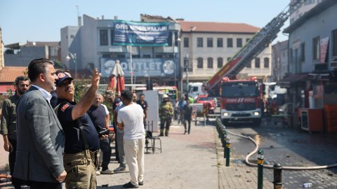 Bursa Büyükşehir Belediyesi'nden Kayhan'daki yangına hızlı müdahale