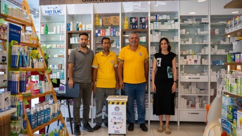 Mezitli Belediyesi'nden atık ilaçlar için örnek proje