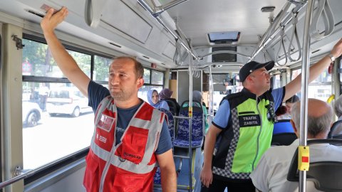 Bursa Büyükşehir Belediyesi'nden toplu taşıma araçlarında klima denetimi