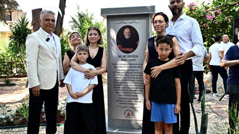 Muratpaşa Belediyesi Nejat Üreğen’in adını ölümsüzleştirdi