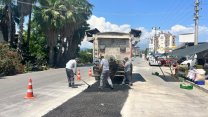 Antalya Büyükşehir Belediyesi Finike'de yollar yenilemeyi sürdürüyor