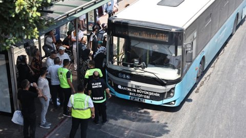 Antalya Büyükşehir Belediyesi'nden toplu ulaşımda klima denetimi