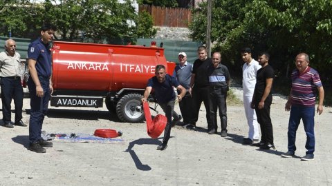 Ankara Büyükşehir Belediyesi'nden kırsala 80 yeni yangın tankeri