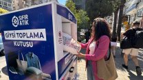 Konaklıların eski giysileri çöpe değil geri dönüşüme gidiyor