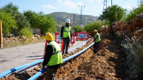 MESKİ'den Silifke'nin kırsal mahallelerine içme suyu yatırımı
