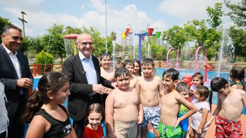 Yüreğir Belediyesi su oyun parkları yaz sezonunu açtı