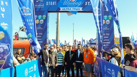 Bursa Büyükşehir Belediyesi Uludağ'da maraton heyecanı yaşattı