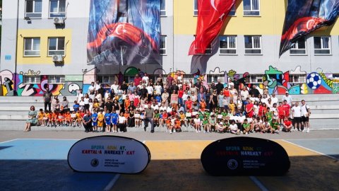 Kartal'da Yaz Spor Okulu ilk mezunlarını verdi