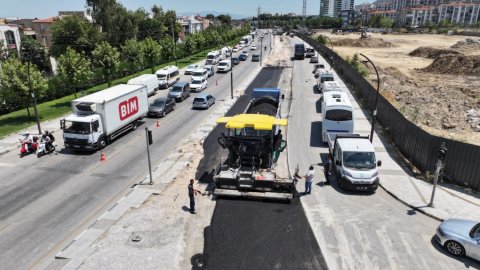 Manisa Büyükşehir Belediyesi Cider Yolu’nda yürüttüğü çalışmaları hızlandırdı