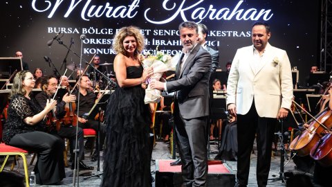 64’üncü Uluslararası Bursa Festivali’nin açılışından kareler