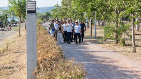 İzmir Büyükşehir Belediyesi'nden İnciraltı Kent Ormanı'nda yenileme çalışması