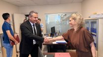 İzmit Belediyesi Başkanvekili Lütfü Obuz’dan personele günaydın ziyareti