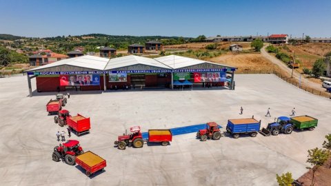 Kocaeli Büyükşehir Belediyesi çiftçinin emeğini bu merkezde koruyacak