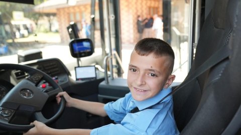 ESHOT, minik Edip’in hayalini gerçeğe dönüştürdü