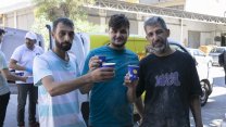 Mersin Büyükşehir Belediyesi'nden hal ve sanayi esnafına limonata ikramı