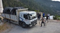 Antalya Büyükşehir'den Asmaca Yaylası’na 1700 metre içme suyu borusu desteği