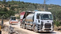 Mersin Büyükşehir Belediyesi'nden Balandız'daki üretici yoluna destek