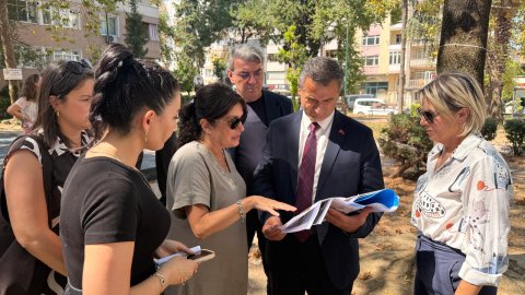  İzmit Belediyesi Başkan Vekili Lütfü Obuz çalışmaları yerinde inceledi