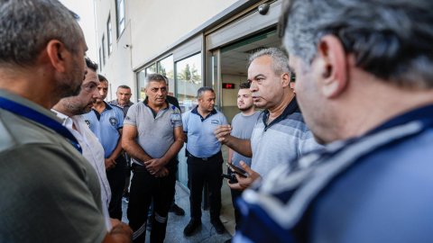İzmir Büyükşehir Belediyesi İzmir Otogarı’nda alacaklarının peşine düştü