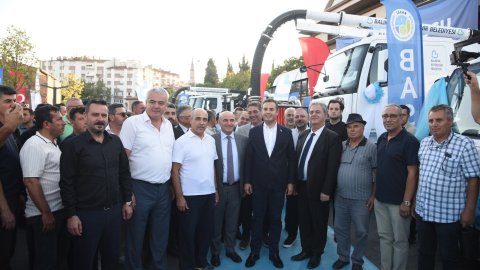 Balıkesir Büyükşehir Belediyesi'nden BASKİ filosuna yeni araçlar