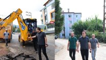 Başiskele Belediye Başkanı Yasin Özlü çalışmaları yerinde inceledi