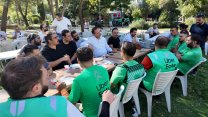 Bornova Belediyesi’nin Türkiye’de bir ilk olan parkında moto kuryeleri buluşturdu