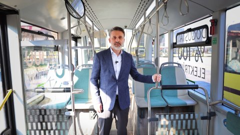 Bursa Büyükşehir Belediyesi'nden otobüslerde hem ekonomik hem çevreci dönüşüm