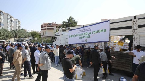 Ankara Büyükşehir Belediyesi'nden üreticiye yüzde 50 hibeyle kanola tohumu desteği