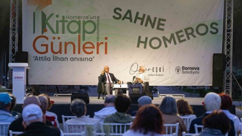 7. Homeros Kitap Günleri Onur Konuğu Hidayet Karakuş’u ağırladı