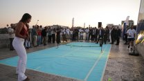 Adana'da tarihi Taşköprü'de Kadınlar Tenis Turnuvası’nın tanıtımı yapıldı
