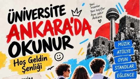 Ankara Büyükşehir Belediyesi'nden üniversite öğrencilerine Hoş Geldin şenliği