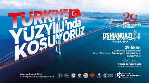 Kocaeli Büyükşehir Belediyesi'nden Osmangazi Cumhuriyet Koşusu