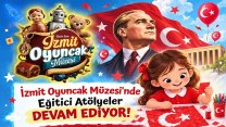 İzmit Oyuncak Müzesi’nde Cumhuriyet Bayramı’na özel atölye